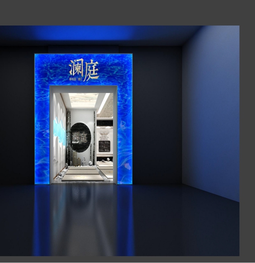 碧桂園膠州瀾庭體驗館設(shè)計效果圖1